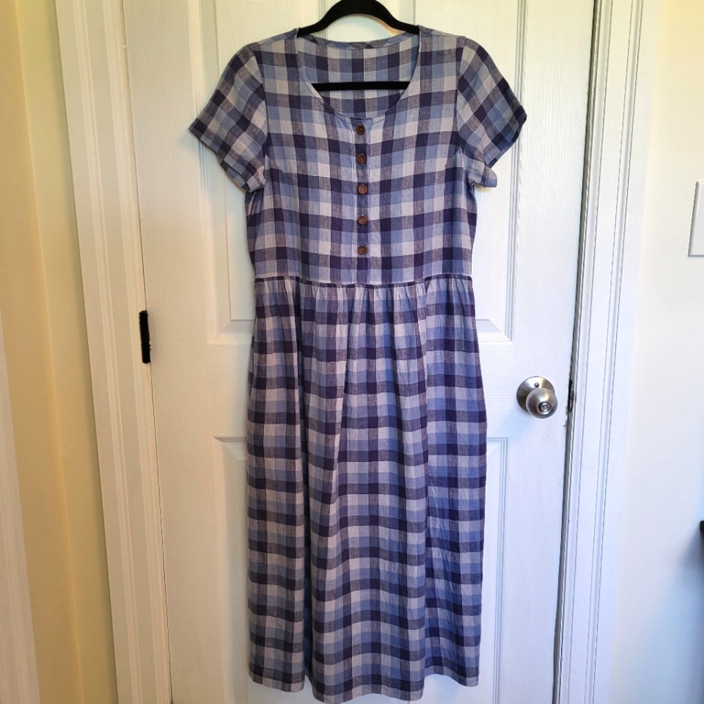 Ethical Linen Midi Dress